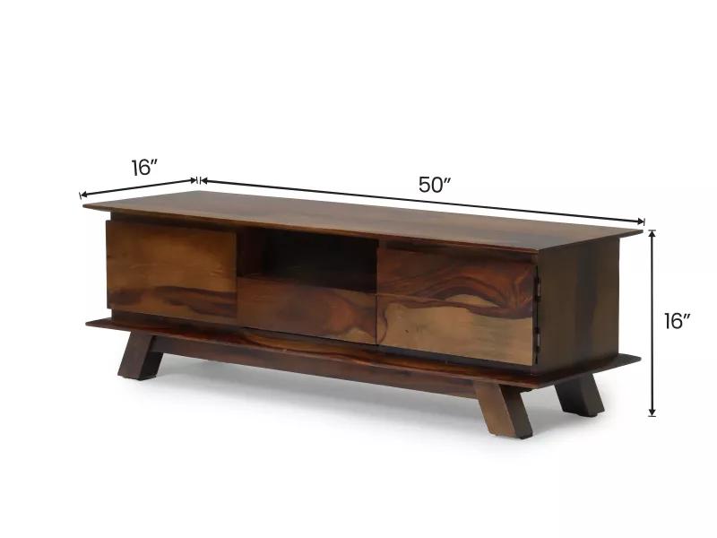 Belle Solid Wood TV Unit