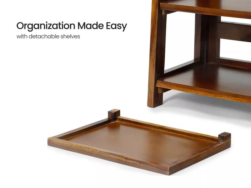 Hugo Solid Wood Bookshelf