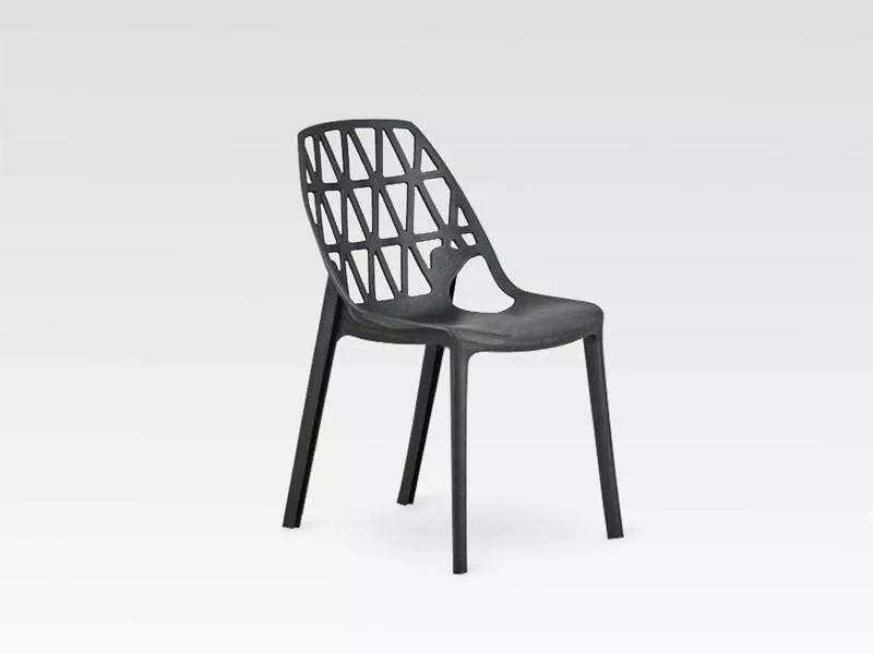 V leg 4 Seater Dining Table with 4 Tang Chairs