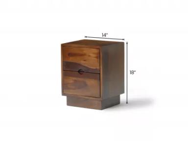 Alexa Solid Wood Bedside Table