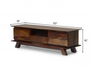 Belle Solid Wood TV Unit