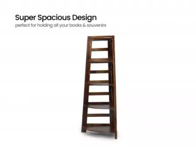 Belle Solid Wood Bookshelf