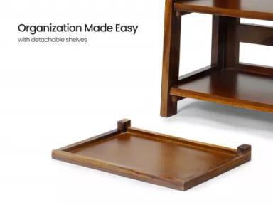 Hugo Solid Wood Bookshelf