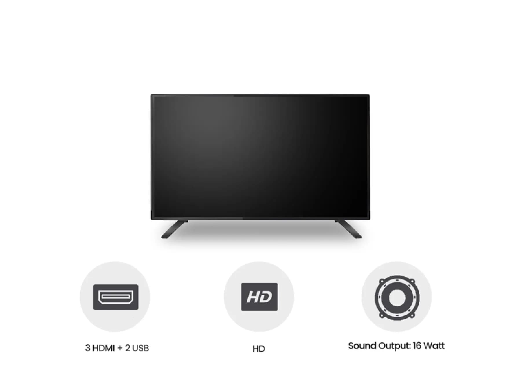 40 Inches TV with Media Streaming Device