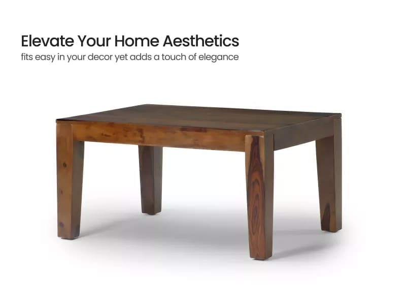 Athena Solid Wood Coffee Table