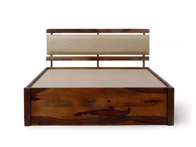 Belle Solid Wood Queen Size Double Bed