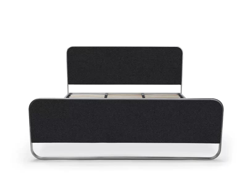 Chloe King Size Double Bed in Black Color