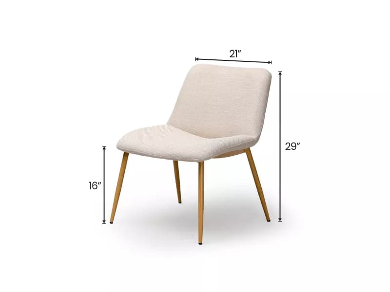 Cooper Lounge Chair in Beige Color