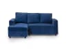 Daisy Upholstered L Shaped Sofa in Blue Color