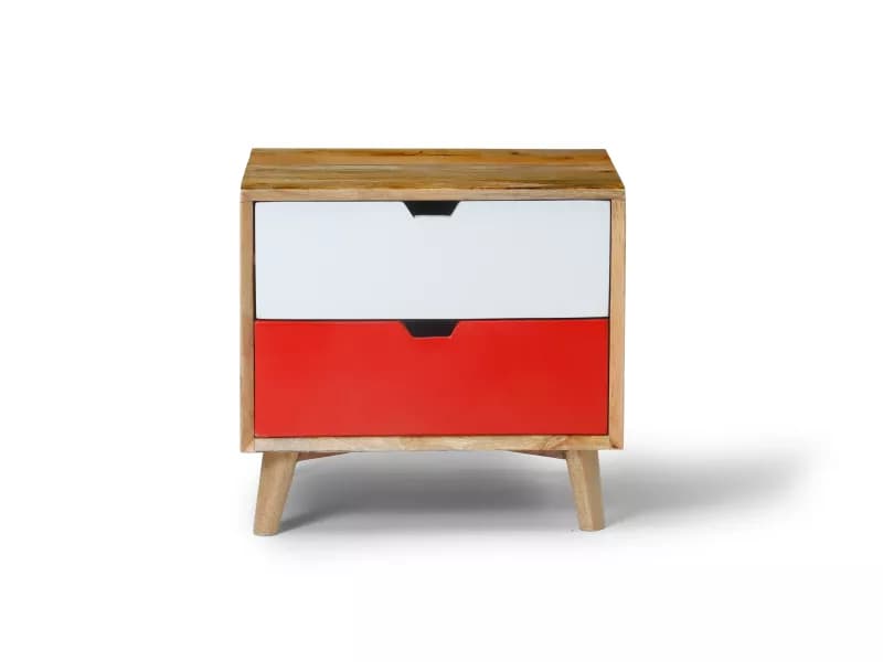 Erica Solid Wood Bedside Table