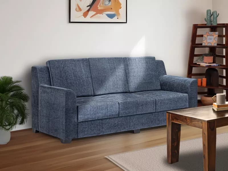 Erica Upholstered 3 Seater Sofa in Livid Color