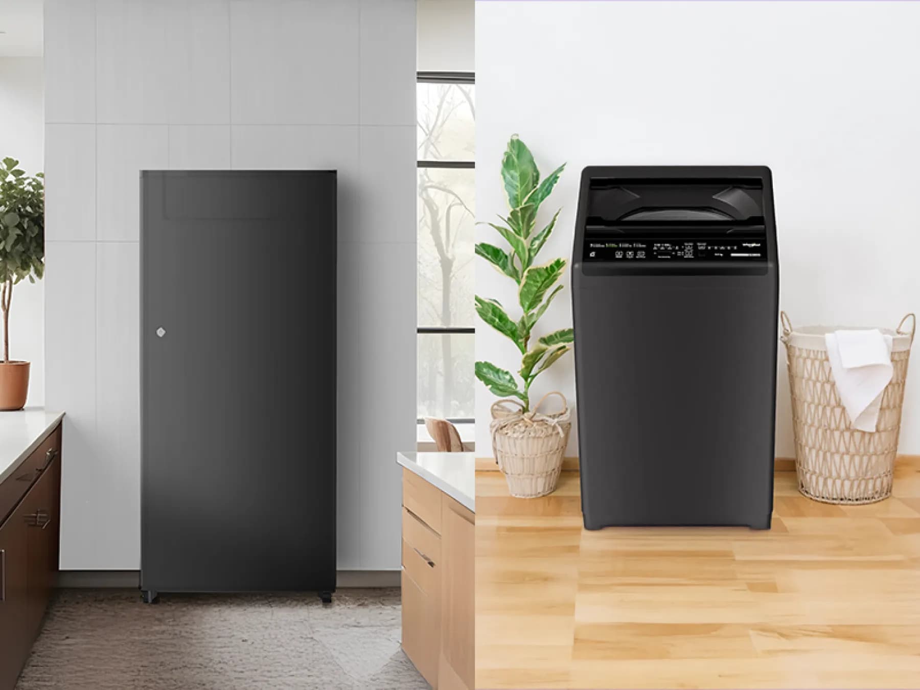 Fridge and Washing Machine Combo