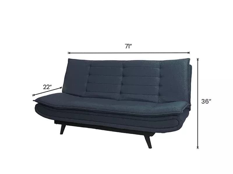 Oasis Sofa Cum Bed in Navy Blue