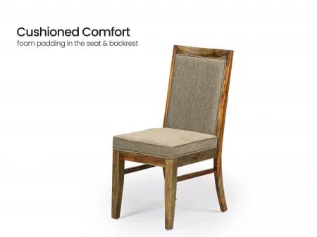 Belle Solid Wood 6 Seater Dining Set