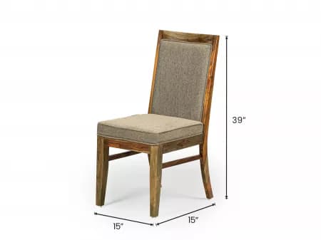 Belle Solid Wood 6 Seater Dining Set