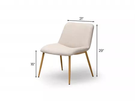 Cooper Lounge Chair in Beige Color