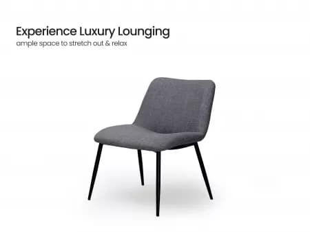 Cooper Lounge Chair in Grey Color