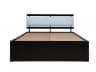 Crest Solid Wood Queen Size Double Bed