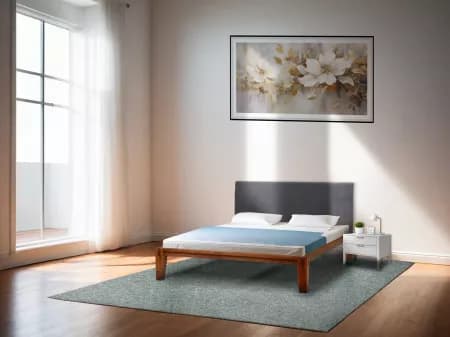 Jade Solid Wood Queen Size Double Bed