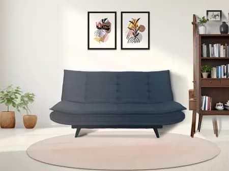 Oasis Sofa Cum Bed in Navy Blue